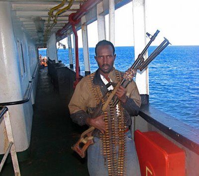 One of many friendly Somalian seafarers