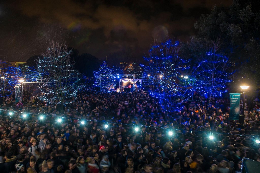 The illuminations last year