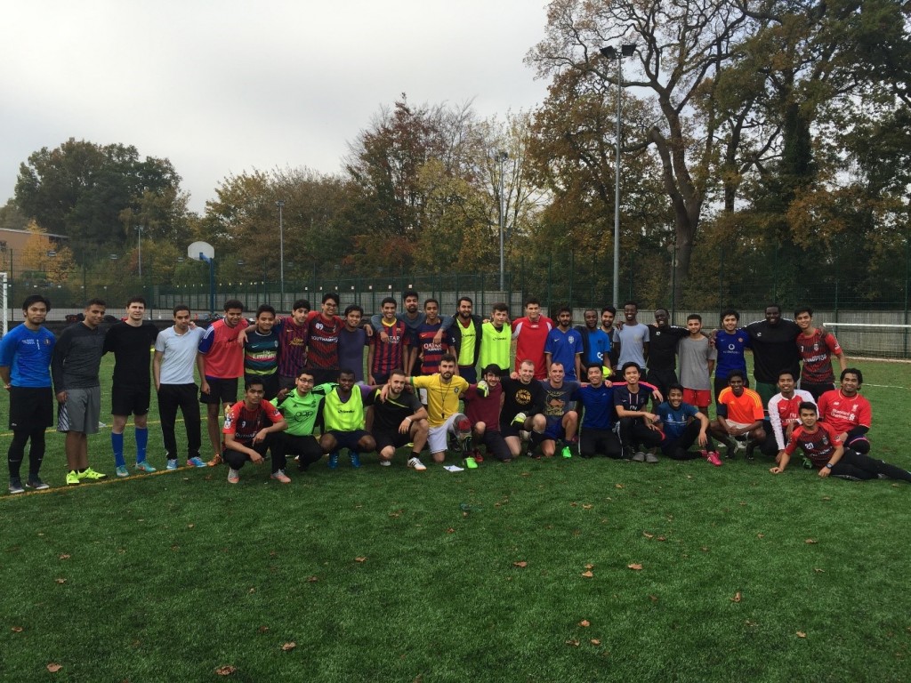 All in this together: Every single player gathers to show their unified support for Islamic Relief