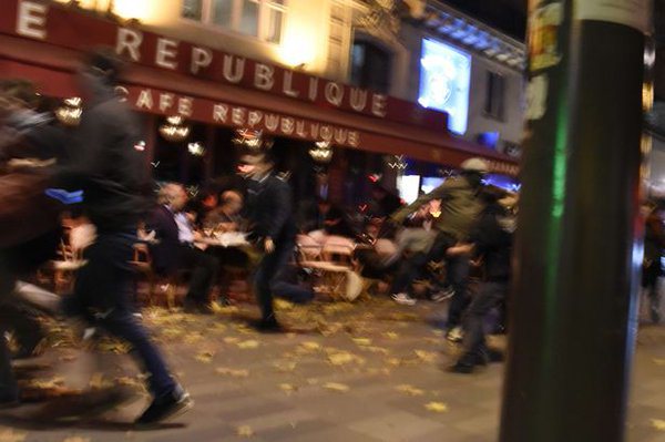 A picture of the violence in Paris on Friday night