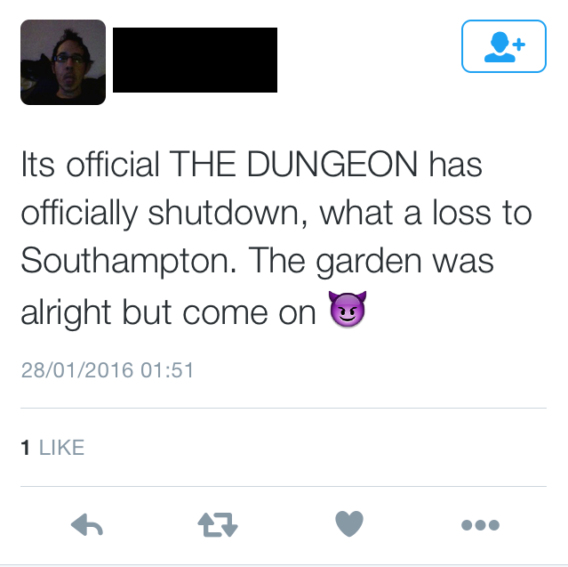 Dungeon fans were upset about its closure