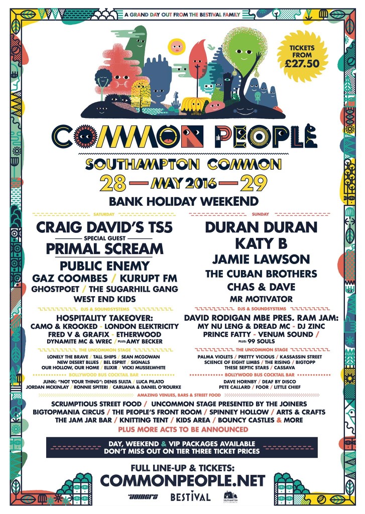 The full line-up