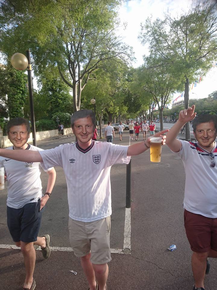 Good ol Uncle Woy: Most fans went to Marseille looking forward to a bit of fun and a good football game