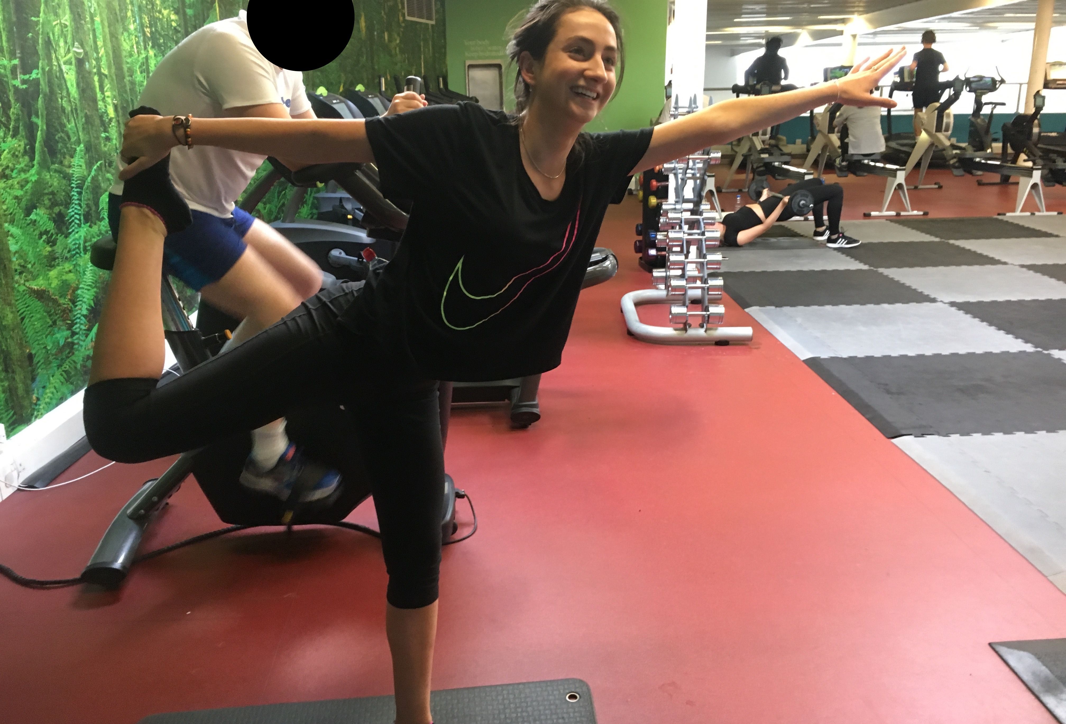 Image may contain: Gym, Fitness, Human, Person, People