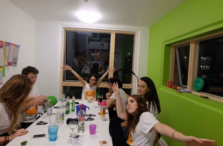 Image may contain: Glass, Kindergarten, Lab, Party, Bottle, Person, People, Human