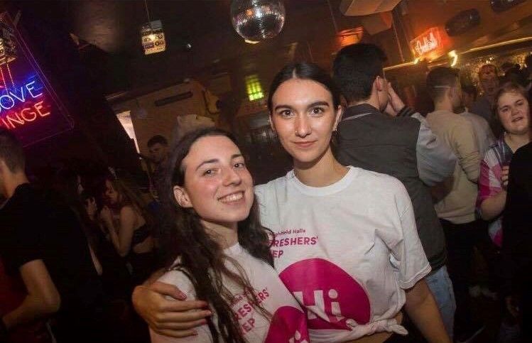 Image may contain: Party, Make Out, Night Life, Person, People, Human