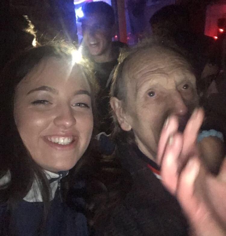 Image may contain: Outdoors, Selfie, Nature, Bar Counter, Pub, Club, Portrait, Photo, Photography, Party, Night Life, Head, Face, Person, Human