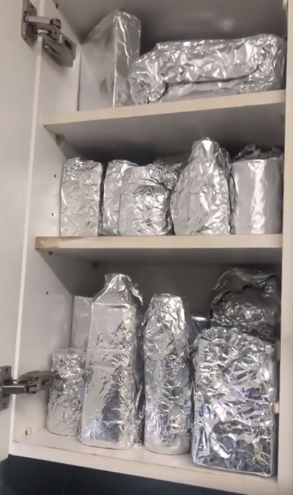 Image may contain: Foil, Aluminium