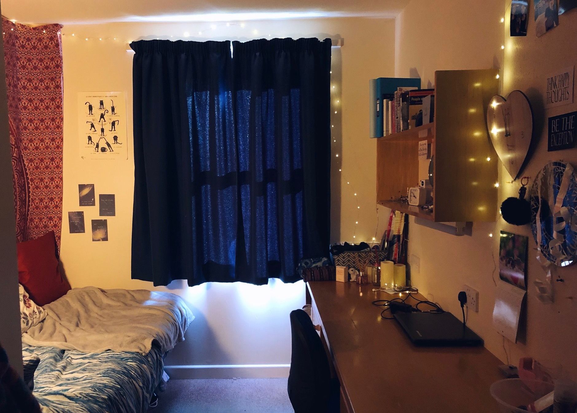 Image may contain: Dorm Room, Bed, Furniture, Wood, Indoors, Room, Bedroom