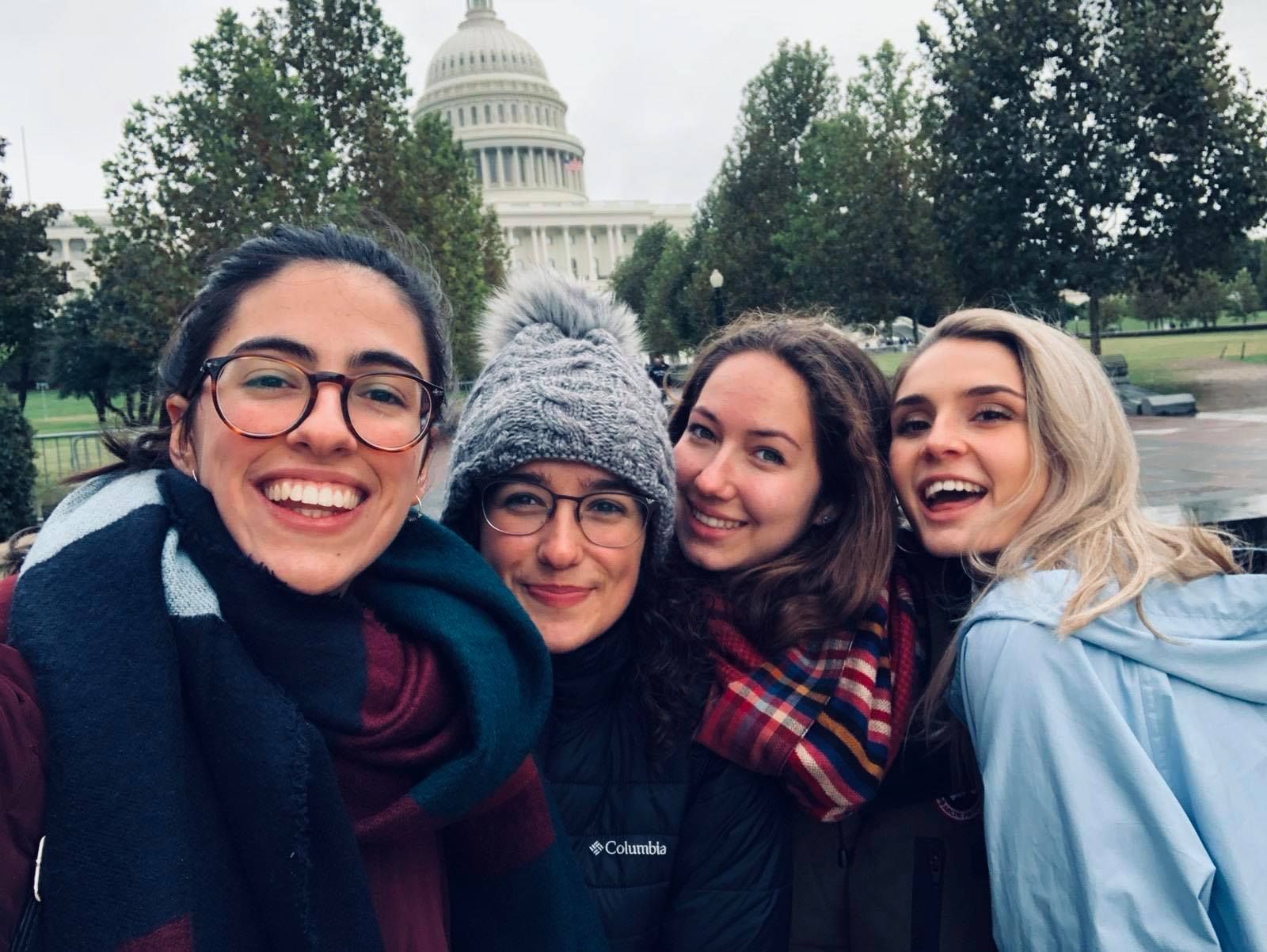 Image may contain: People, Selfie, Portrait, Photo, Photography, Scarf, Smile, Glasses, Accessories, Accessory, Person, Face, Human, Apparel, Clothing