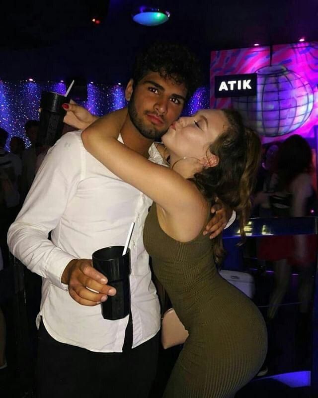 Image may contain: Purple, Female, Face, Dating, Hug, Party, Night Club, Human, Person, Club, Night Life