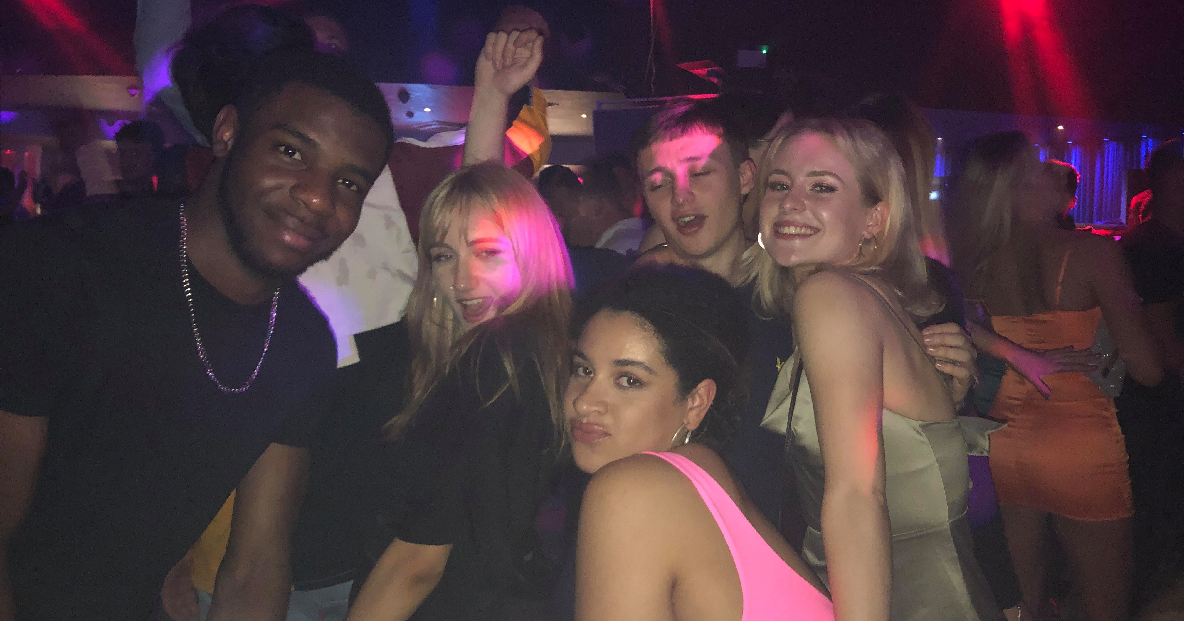 Image may contain: Party, Disco, Night Life, Night Club, Club, Person, Human