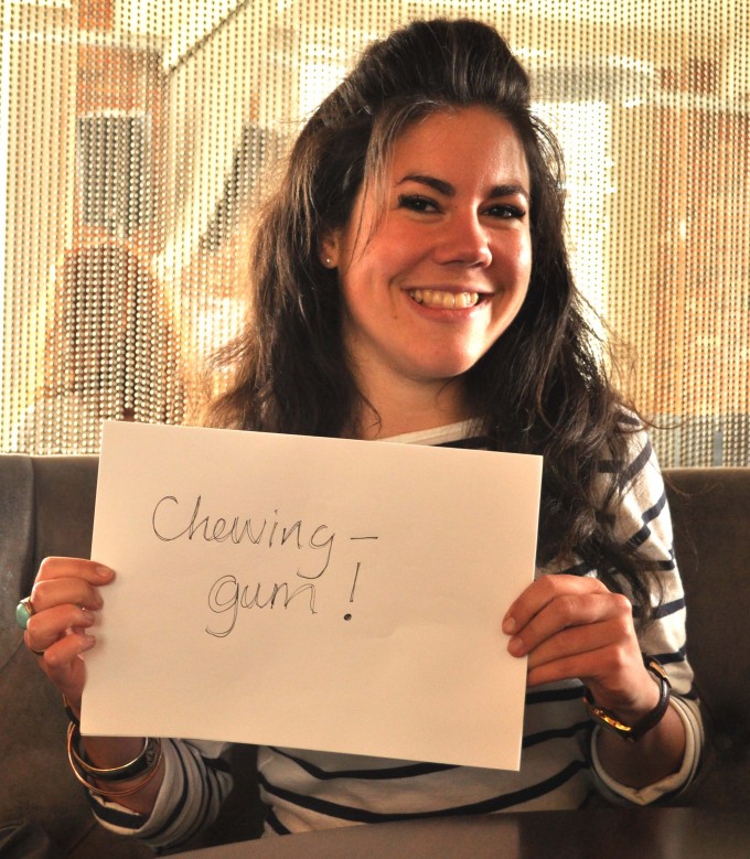 chewing gum
