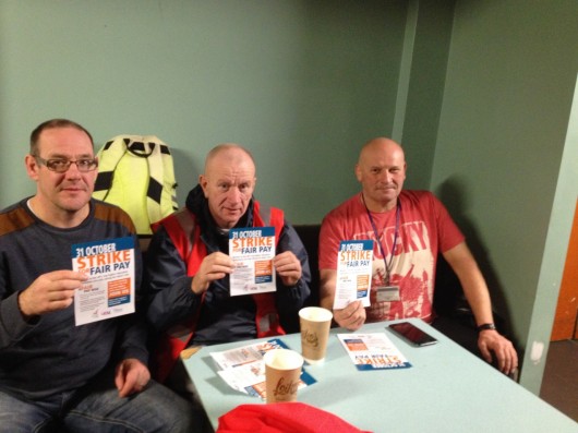 Uni security officers show their support