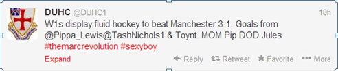 Mens hockey 2711 tweet