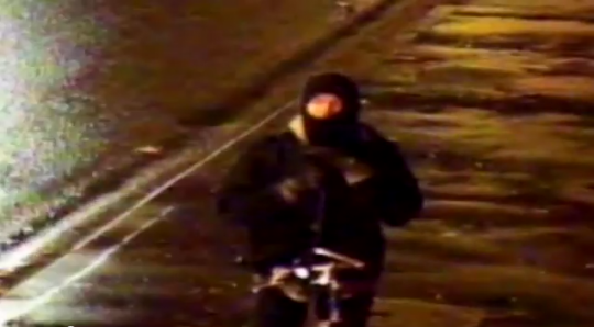 The balaclava clad gunman