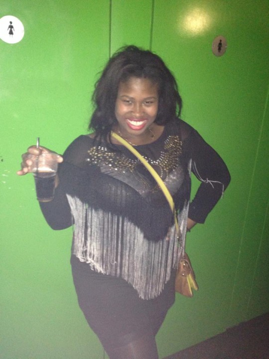 Naa, 2nd year Relgion, looks fabulous in her tassled top.