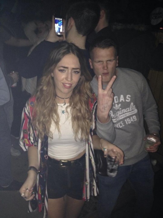 This beautiful ladies name has unfortunatley been lost due to alcohol related memory loss, but we love her patterned shirt. (Obviously the guy beside her thinks otherwise)