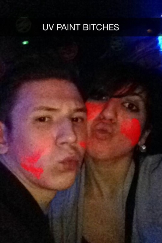 Clubbing - good. Clubbing with UV paint on - better.
