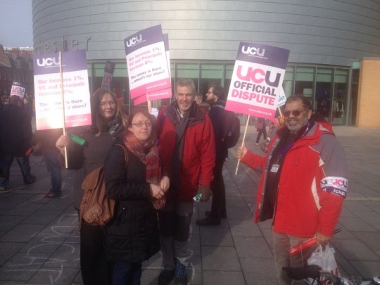 Lecturers striking for fair pay will not be happy...