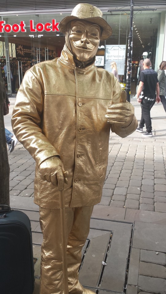 He's raking in the gold