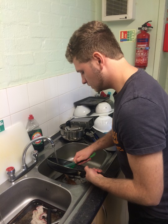 Who knew washing up was such fun?