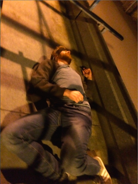 I think his night is over...