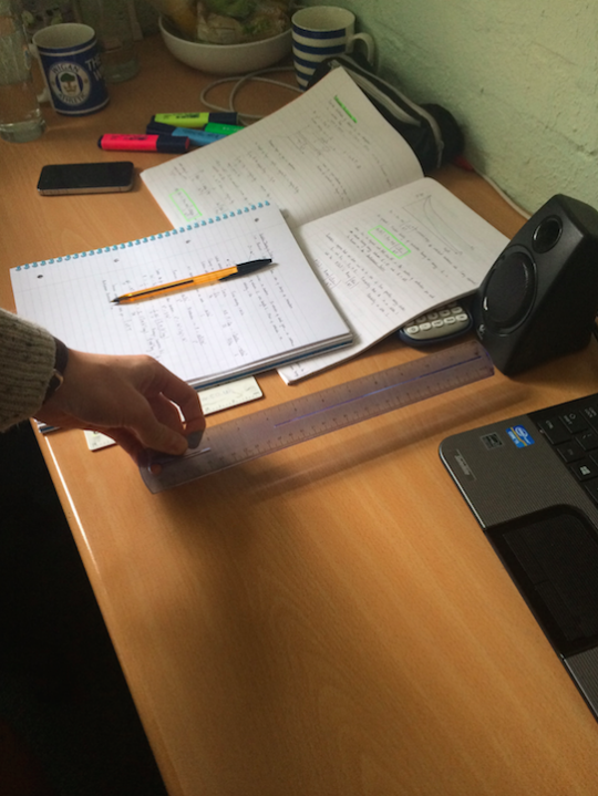 A standard desk