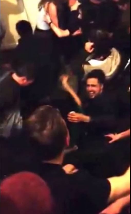 Revellers struggled to escape the chasm