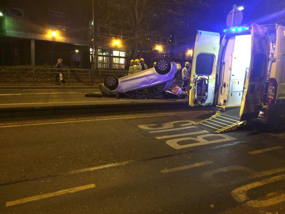 The crash happened outside OP