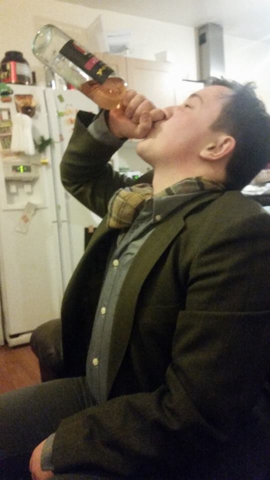 I felt this way the most appropriate way of drinking this one.