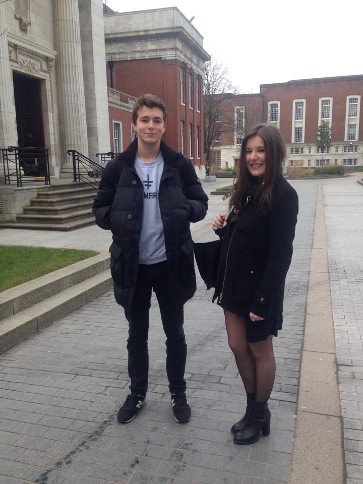 Elliot and Camille , 2nd year International Management students 