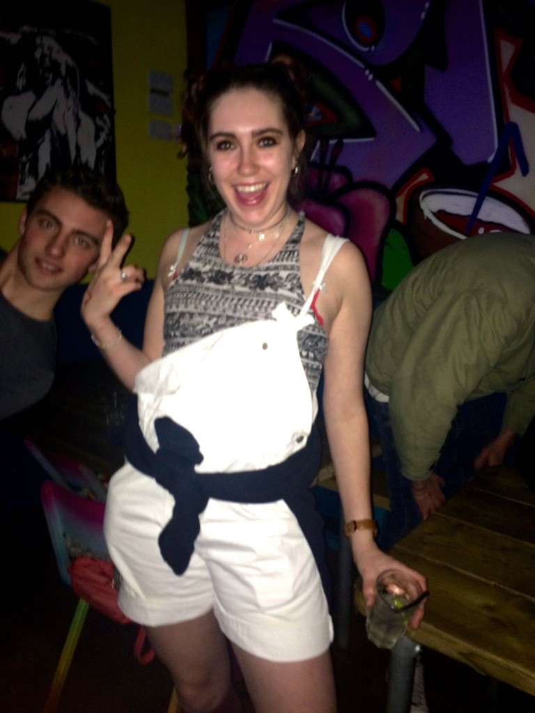 Kitty, 2nd year Geography, proving dungarees can never be ruled out