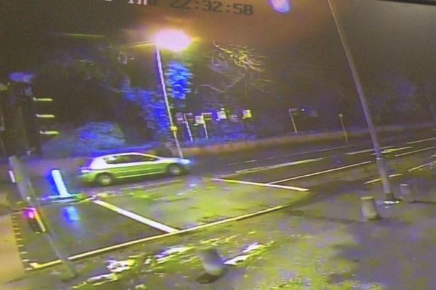 The man was struck off his feet on Parrs Wood Road Image: MEN