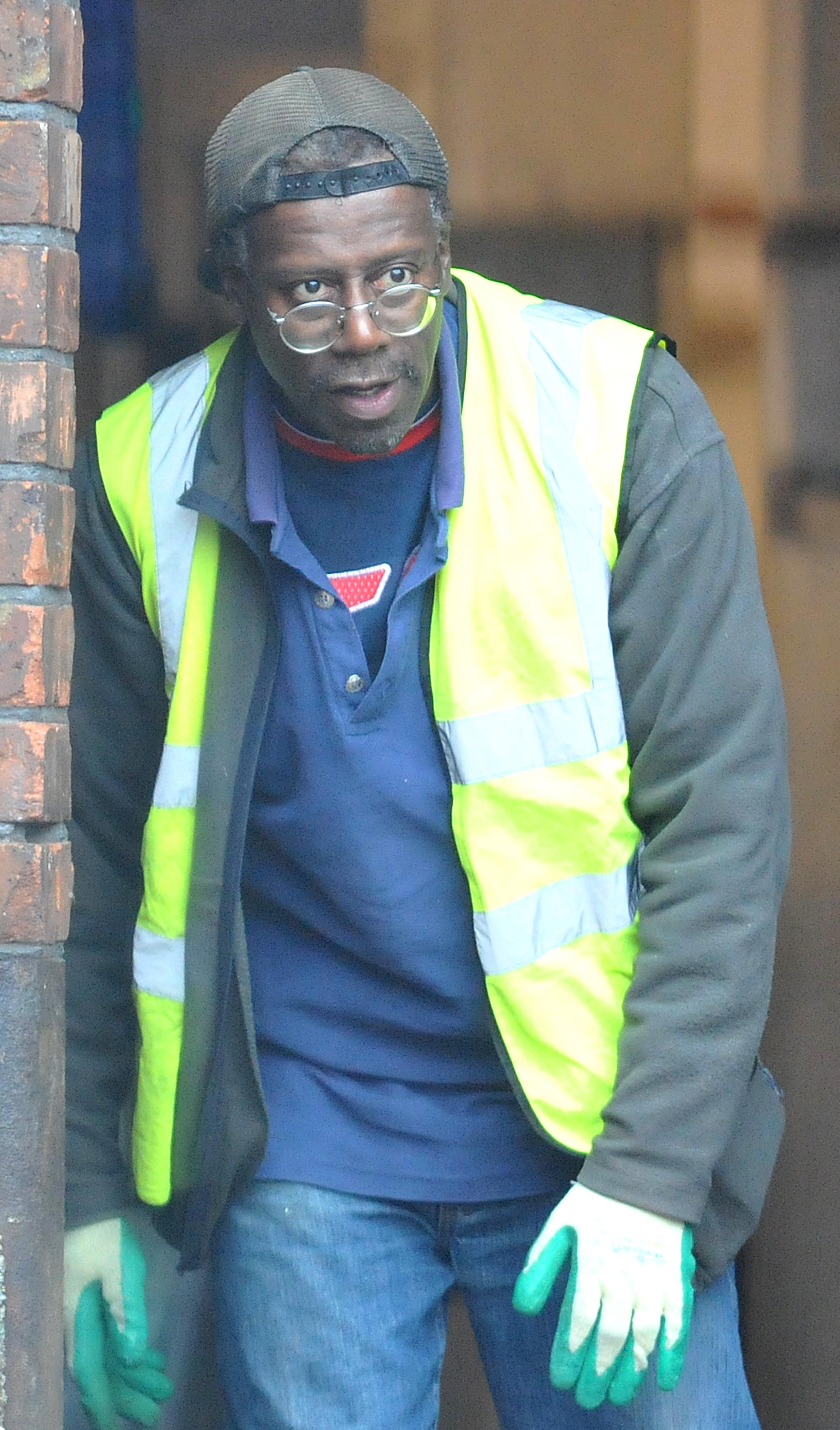 Pic Shows Michael Gordon working at the back of the shop