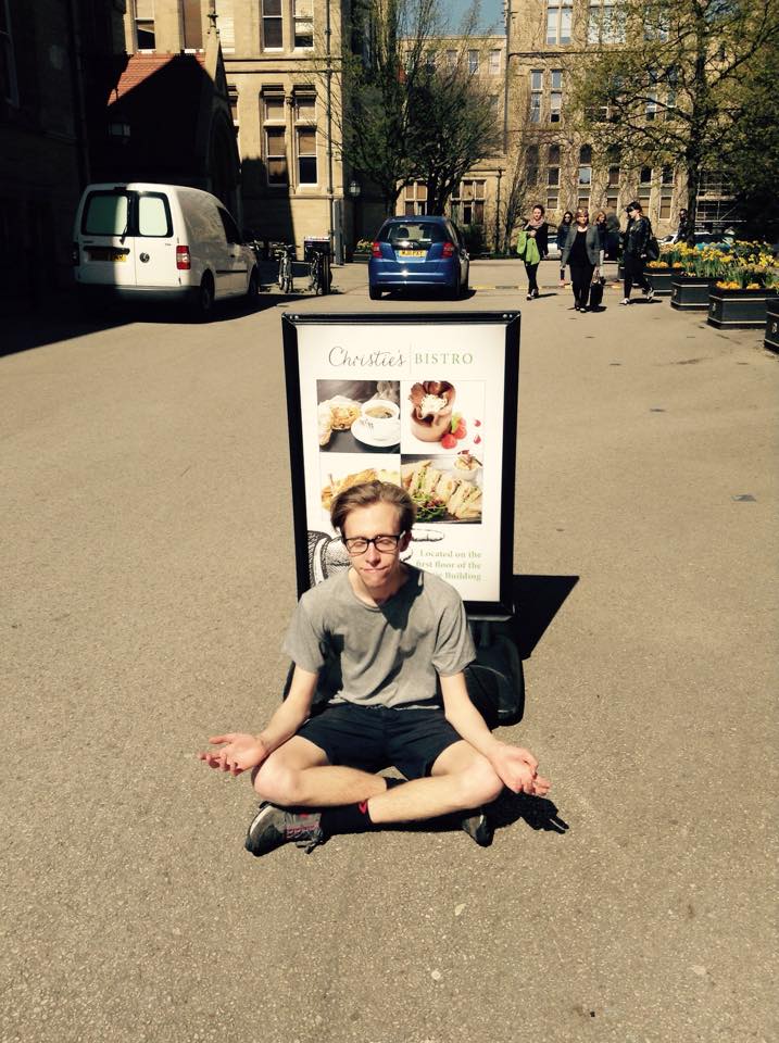 Meditating on that goat cheese sandwhich
