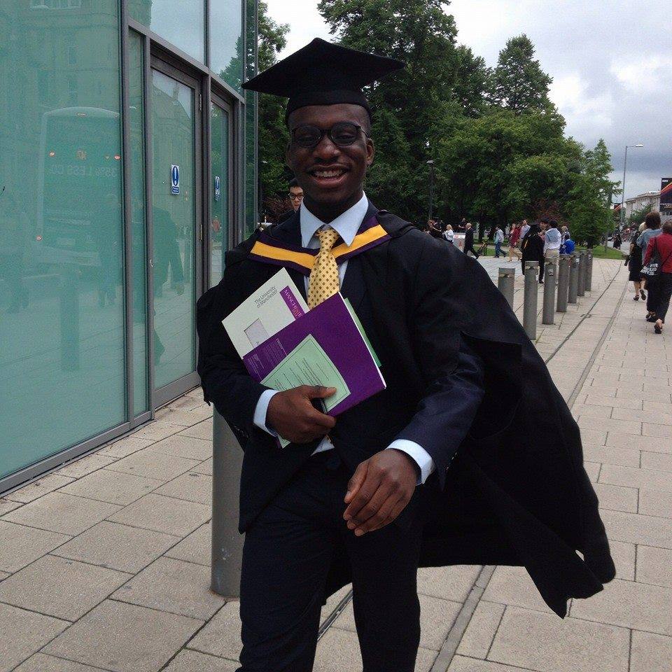 Koye graduating with a degree in Politics this July