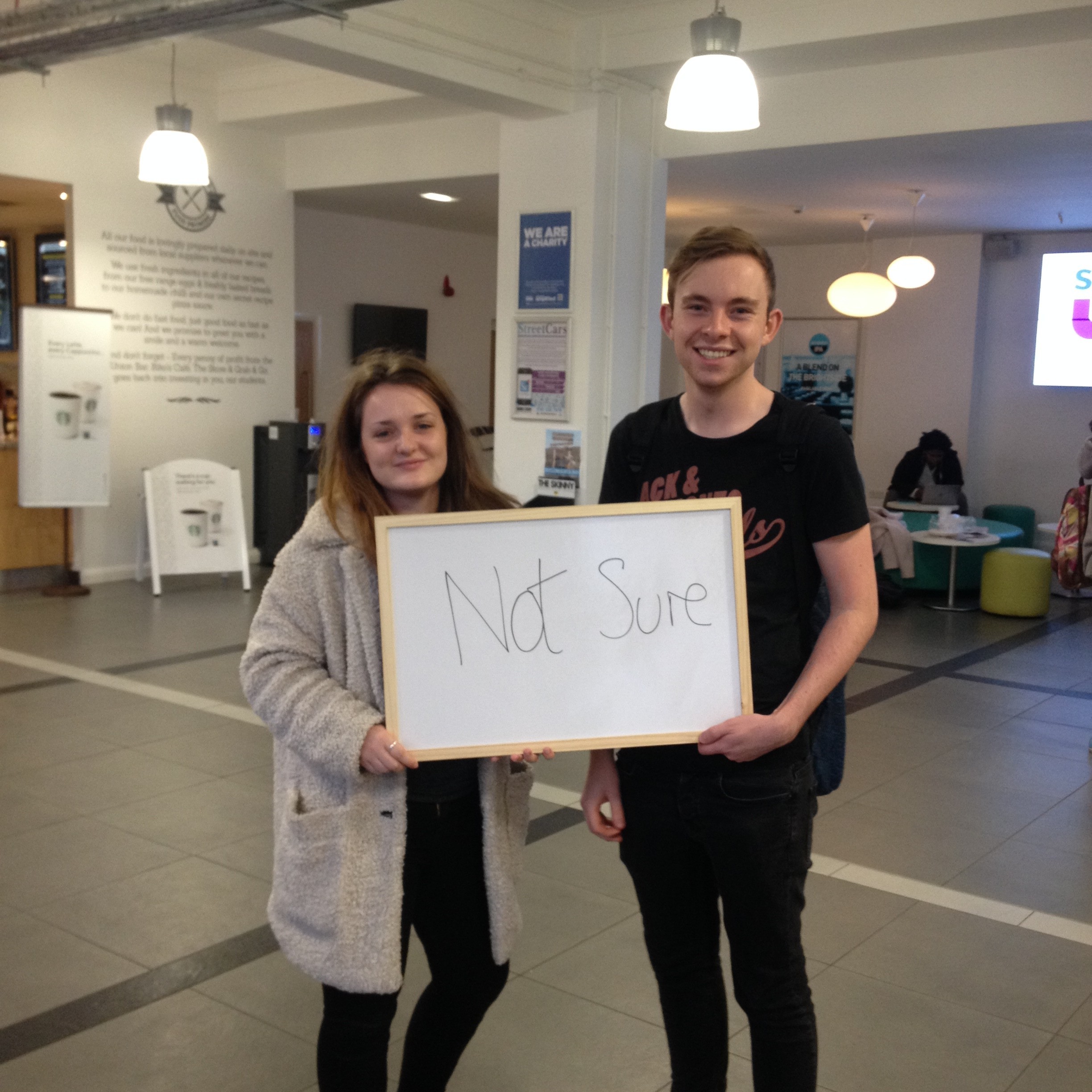 Amy Mclaughlin, 2nd Year, Business & Arabic Jack Lofthouse, 3rd Year , Business & Sociology 
