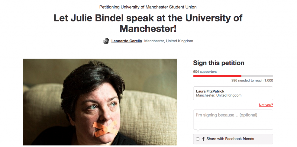 The petition started by the president of the society