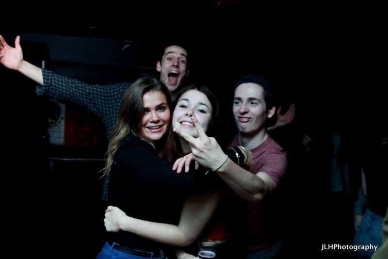 They kept the basement busy until 2.30am