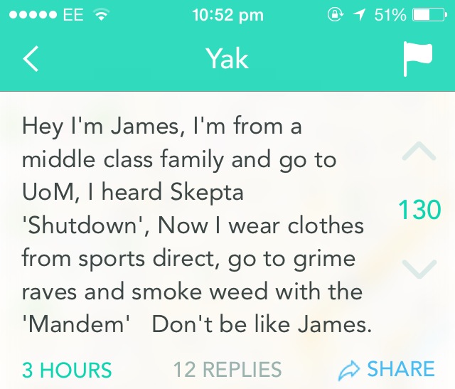 Sheavyn residents know not to be like James