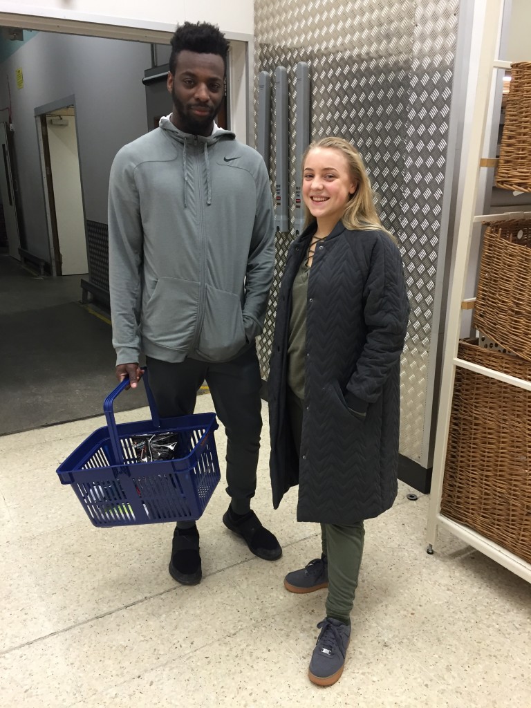 Katie Ewen, International Fashion Promotion, 2nd Year and Dami Adebayo, Chemistry, 2nd Year