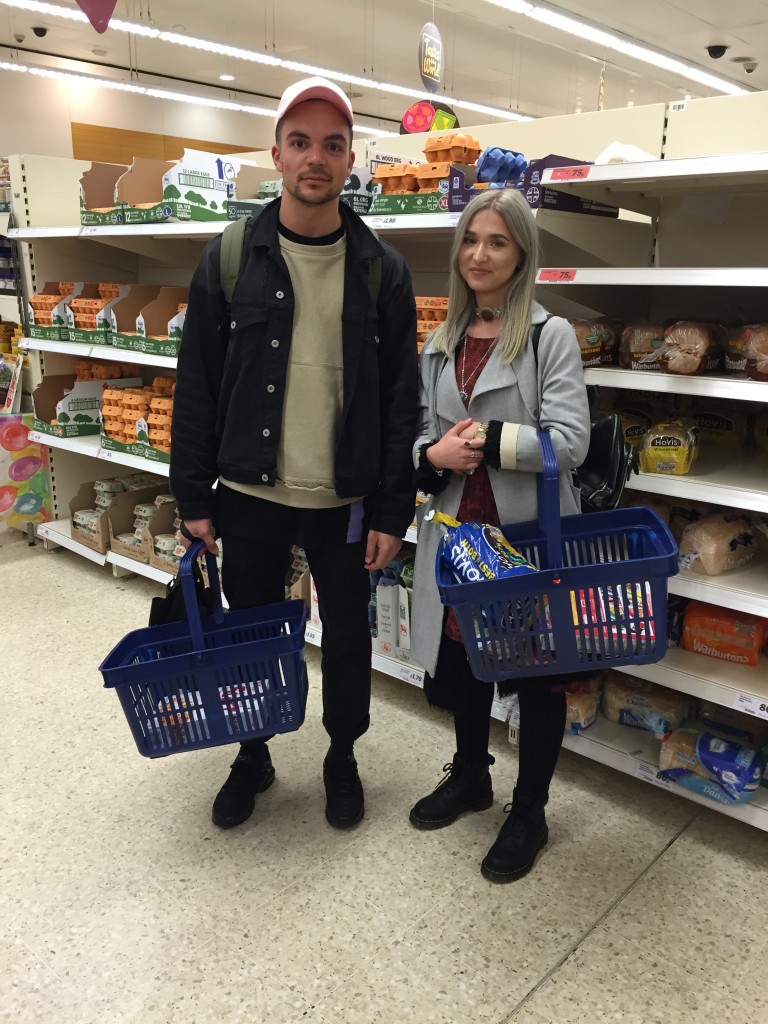 Jacob Kane, Fashion, 2nd Year and Dominika Moskal, Textiles, 2nd Year Pretty in pink 2.0.