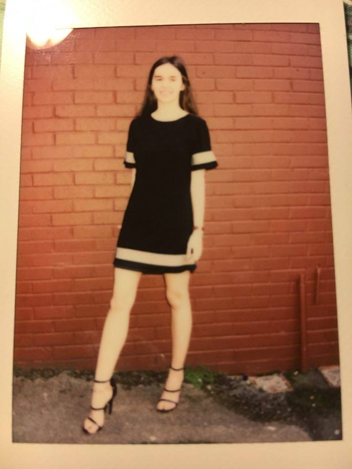 A Black t-shirt dress with gold Aztec pattern round the sleeves and hem. Missguided, £8!