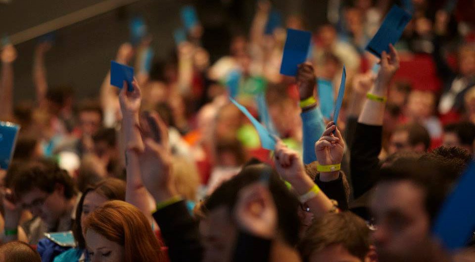 Clapping has even been banned at conferences