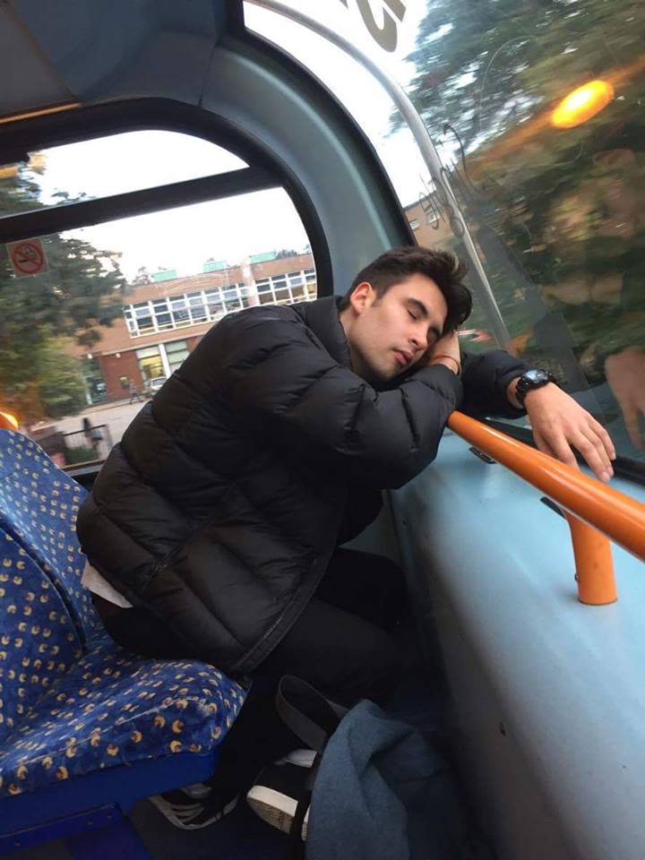 I bet he's hanging
