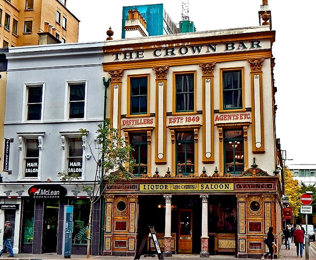 Belfast's Crown Bar is your home away from home.