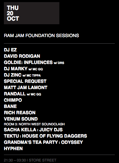 The Ram Jam line up