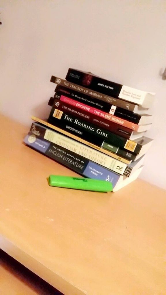 A fraction of our set reading list