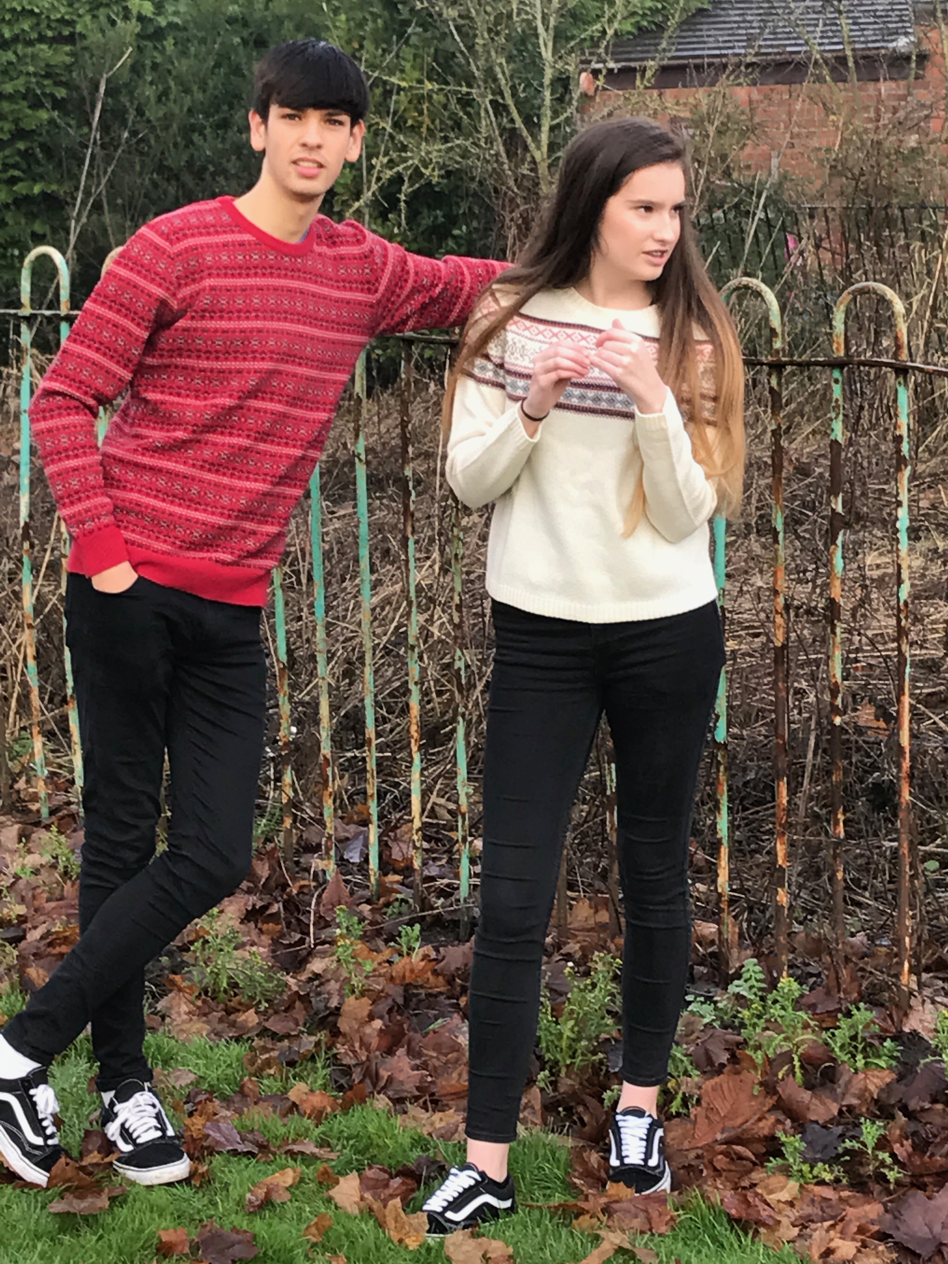 Looking to the side at something very important